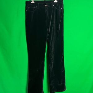 Vintage Black Velvet Pants!!